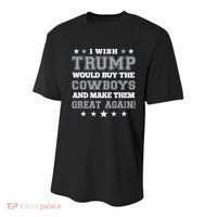 I Wish Trump And Make The Cowboys Great Again Youth Performance Sprint T-Shirt thumb 0