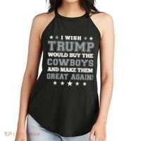 I Wish Trump And Make The Cowboys Great Again Women's Perfect Tri Rocker Tank thumb 2