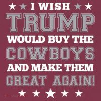 I Wish Trump And Make The Cowboys Great Again 16oz Travel Tumbler thumb 2