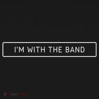 I'm With The Band Funny Mousepad thumb 1