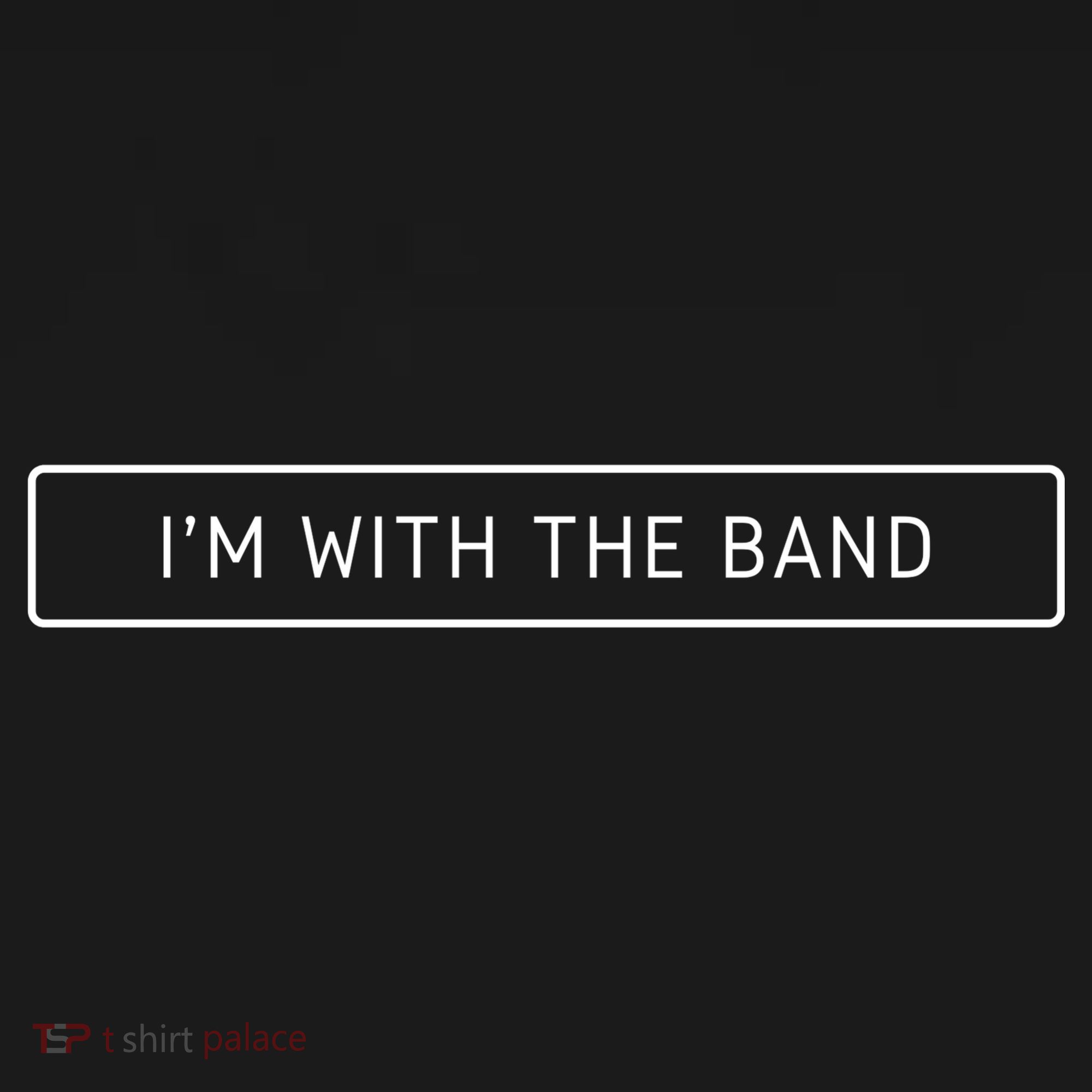 I'm With The Band Funny Women's Tank Top