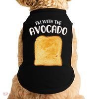 I'm With The Avocado Toast Easy Halloween Matching Costume Doggie Tank thumb 0