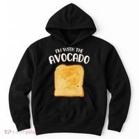 I'm With The Avocado Toast Easy Halloween Matching Costume Hoodie thumb 0
