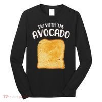 I'm With The Avocado Toast Easy Halloween Matching Costume Long Sleeve Shirt thumb 0