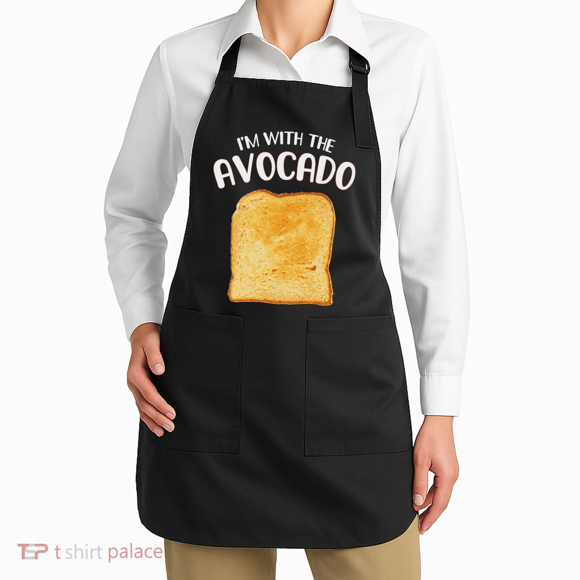 I'm With The Avocado Toast Easy Halloween Matching Costume Apron
