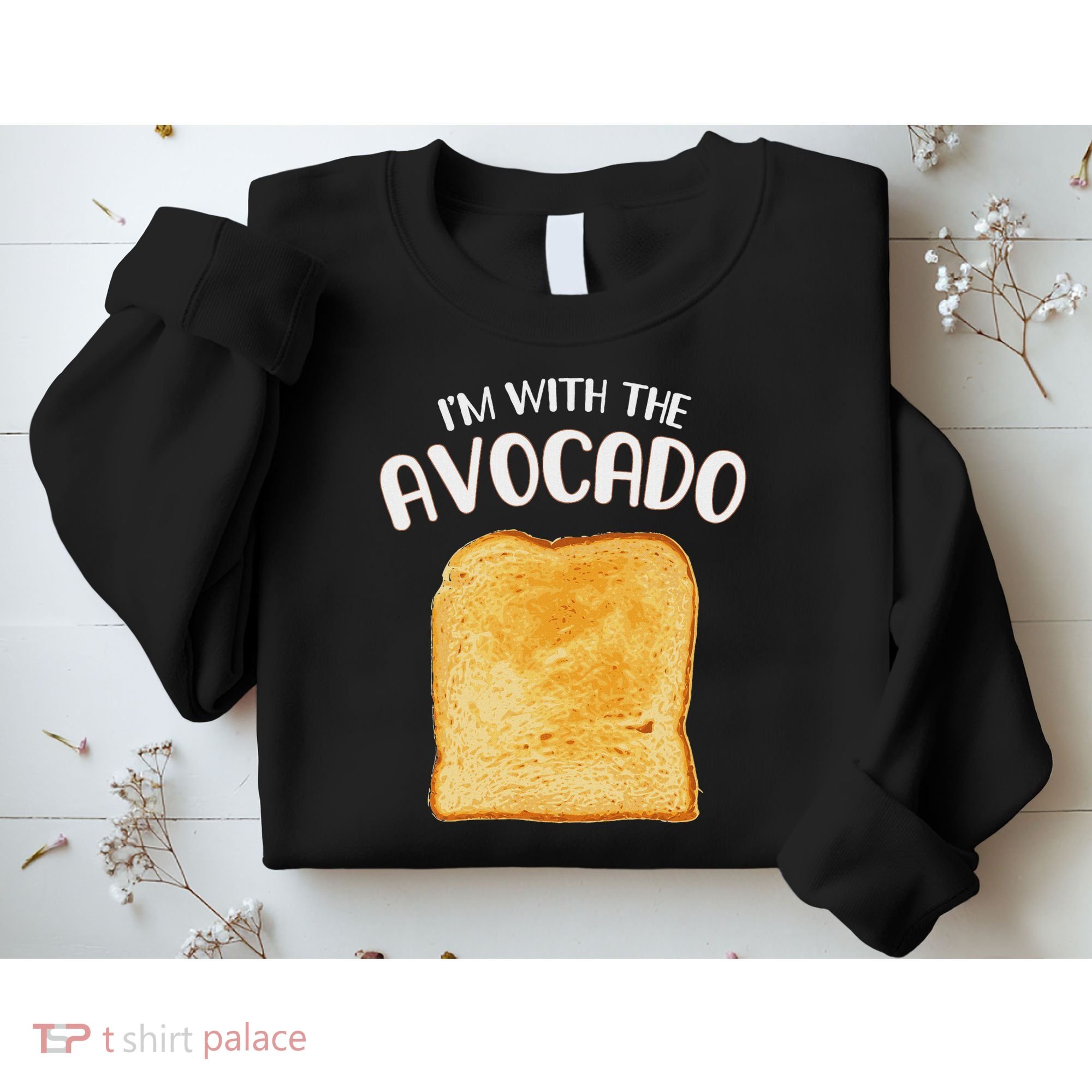 I'm With The Avocado Toast Easy Halloween Matching Costume Sweatshirt