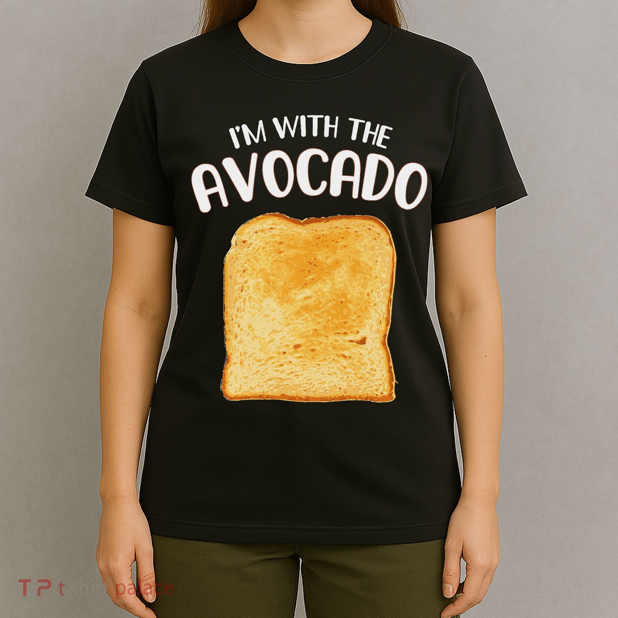 I'm With The Avocado Toast Easy Halloween Matching Costume T-Shirt