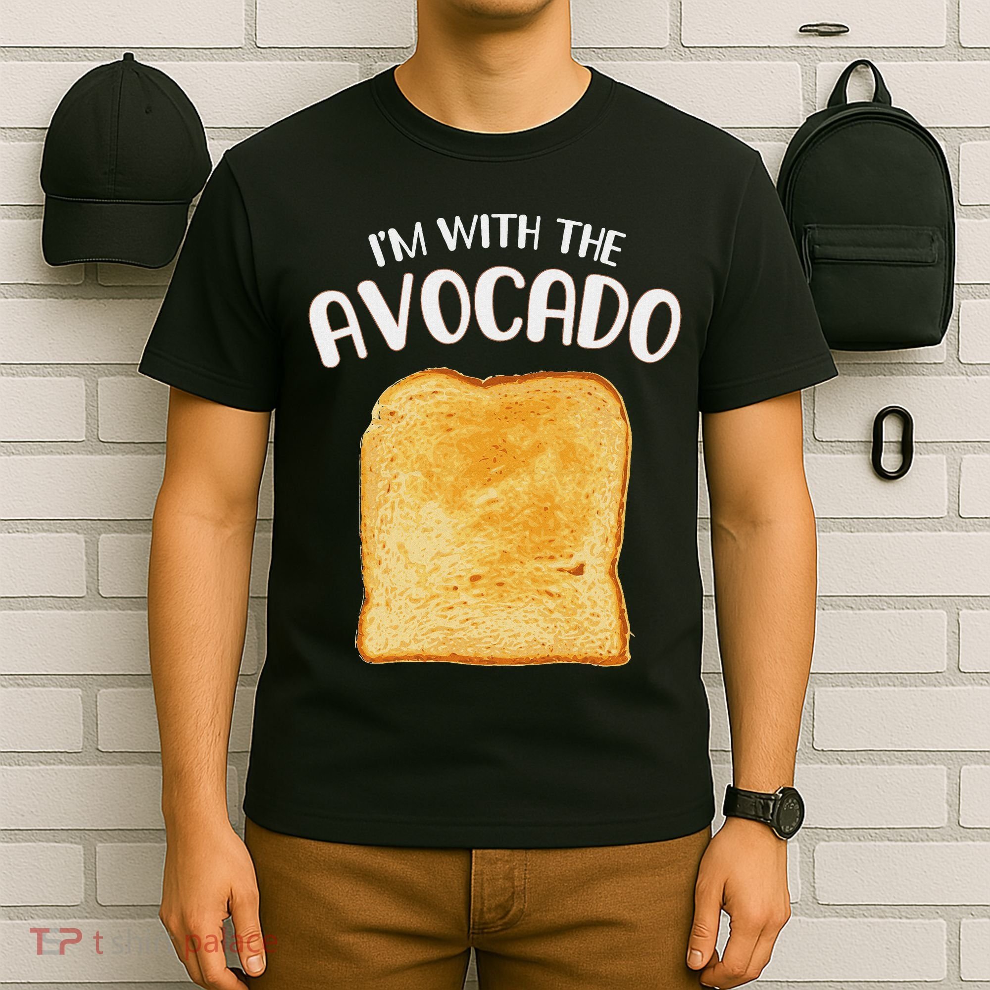 I'm With The Avocado Toast Easy Halloween Matching Costume T-Shirt