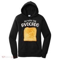 I'm With The Avocado Toast Easy Halloween Matching Costume Women's Hoodie thumb 0