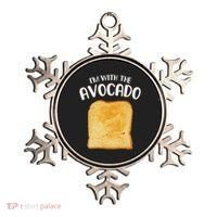 I'm With The Avocado Toast Easy Halloween Matching Costume Ornament thumb 0