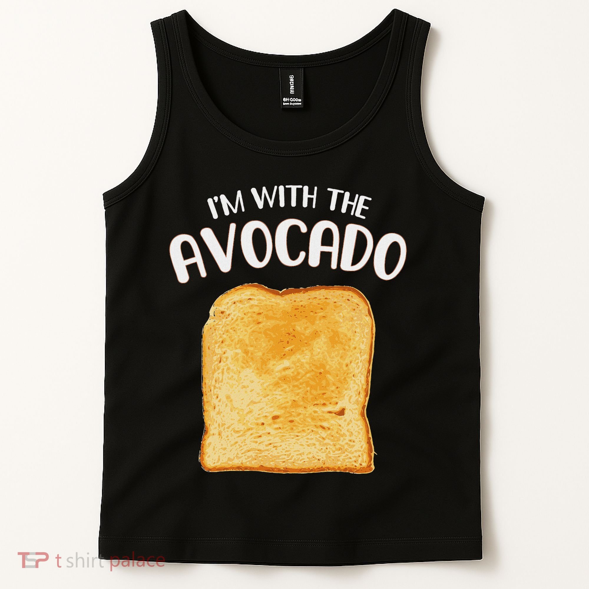 I'm With The Avocado Toast Easy Halloween Matching Costume Tank Top