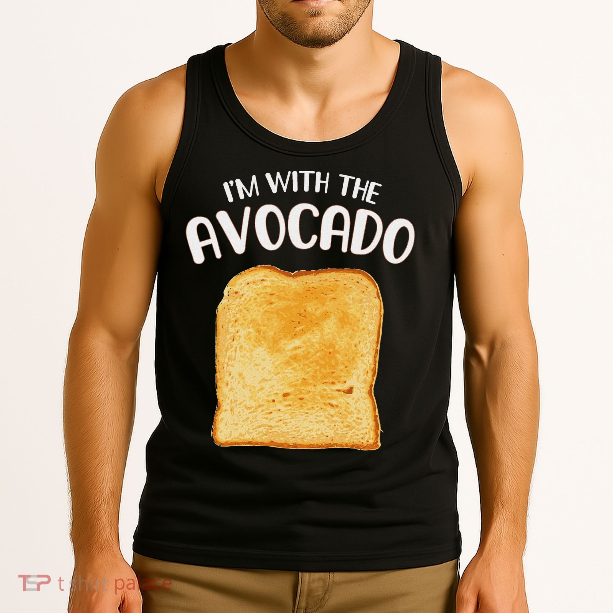 I'm With The Avocado Toast Easy Halloween Matching Costume Tank Top