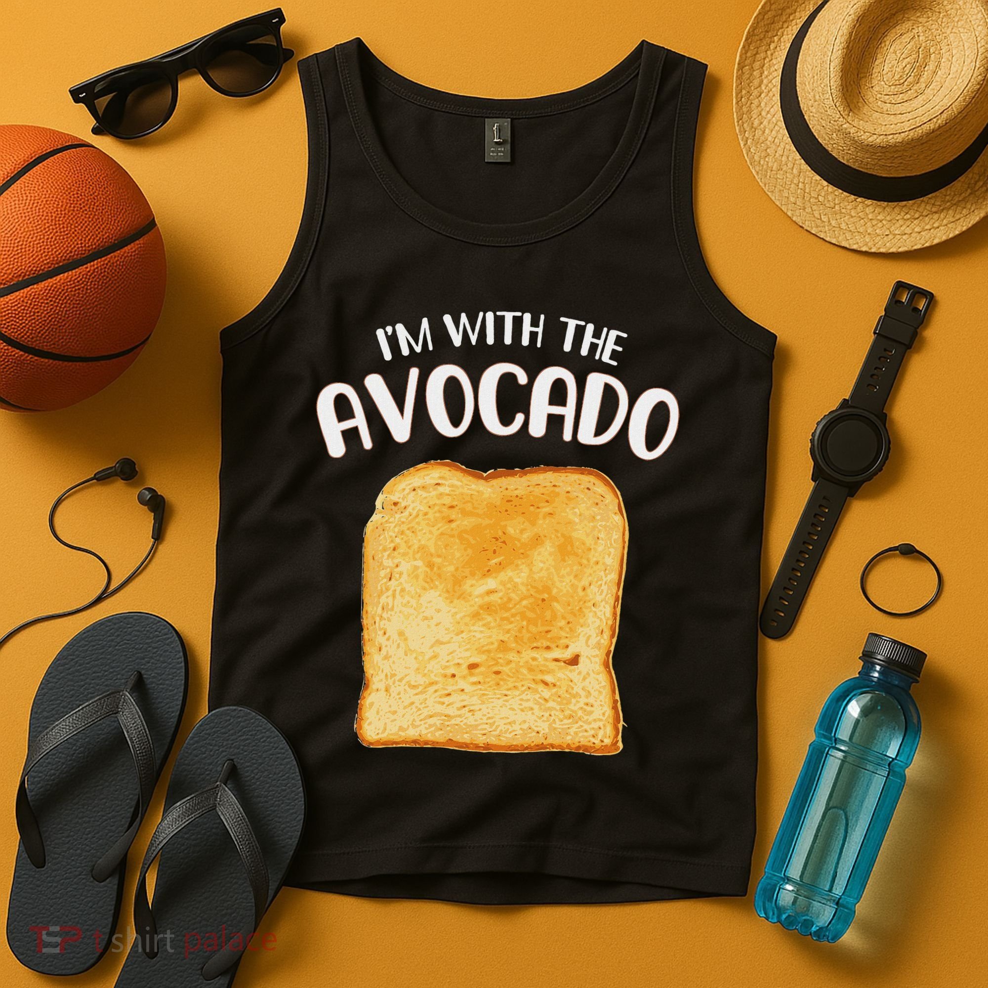 I'm With The Avocado Toast Easy Halloween Matching Costume Tank Top