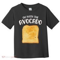 I'm With The Avocado Toast Easy Halloween Matching Costume Toddler T-Shirt thumb 0