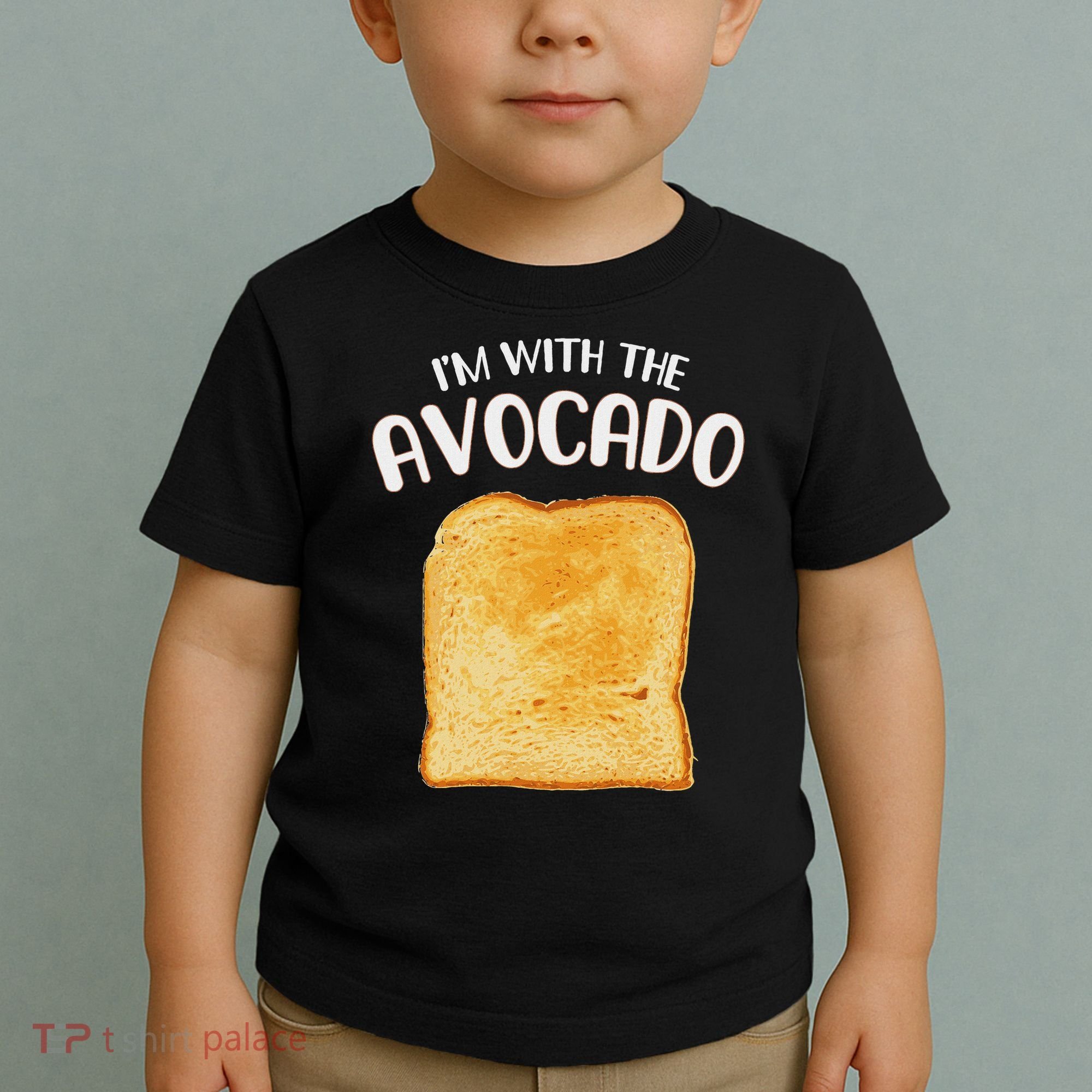 I'm With The Avocado Toast Easy Halloween Matching Costume Toddler T-Shirt