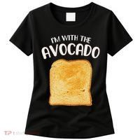I'm With The Avocado Toast Easy Halloween Matching Costume Women's T-Shirt thumb 0