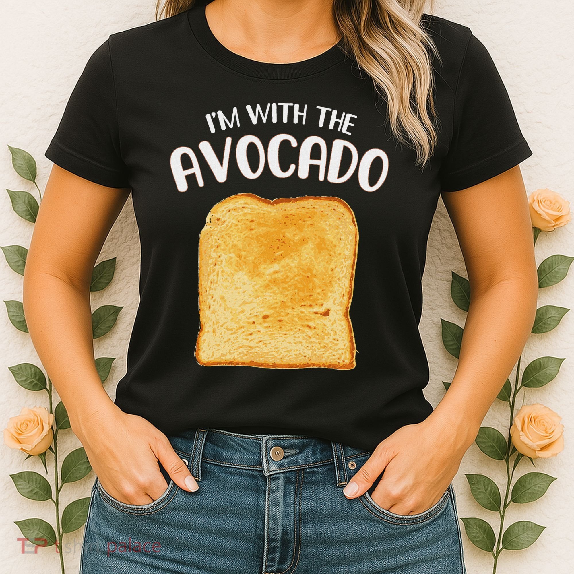 I'm With The Avocado Toast Easy Halloween Matching Costume Women's T-Shirt