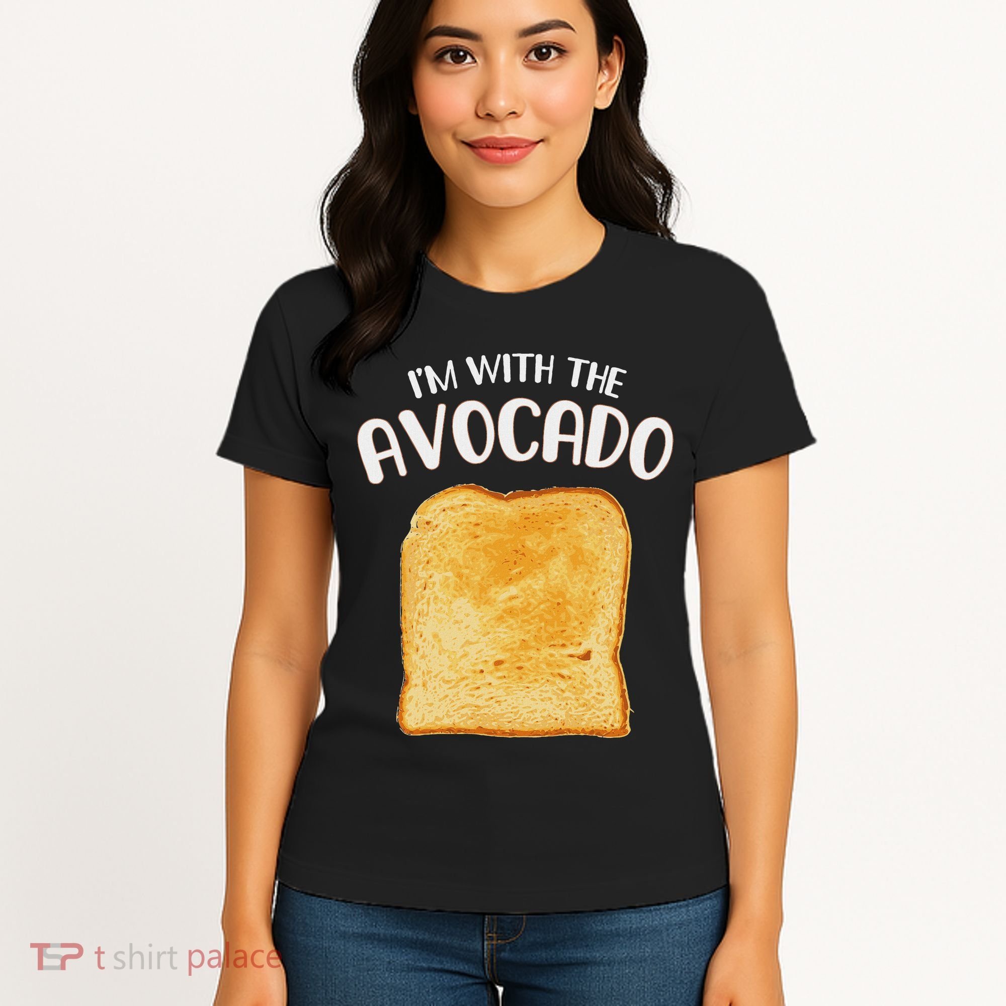 I'm With The Avocado Toast Easy Halloween Matching Costume Women's T-Shirt