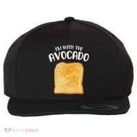 I'm With The Avocado Toast Easy Halloween Matching Costume Wool Snapback Cap thumb 0