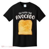 I'm With The Avocado Toast Easy Halloween Matching Costume Kids T-Shirt thumb 0
