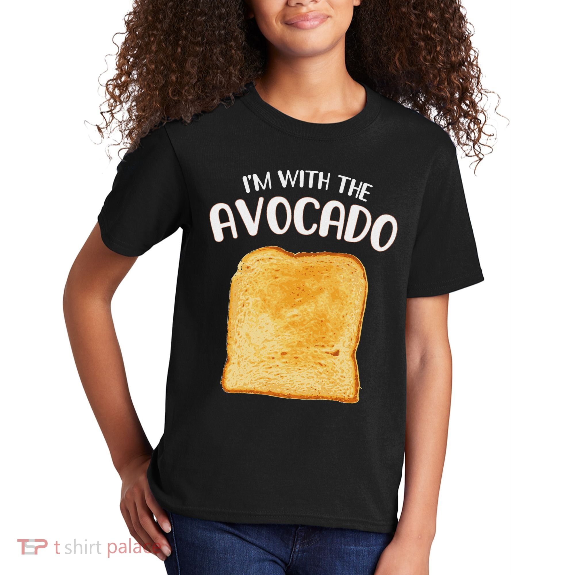 I'm With The Avocado Toast Easy Halloween Matching Costume Kids T-Shirt