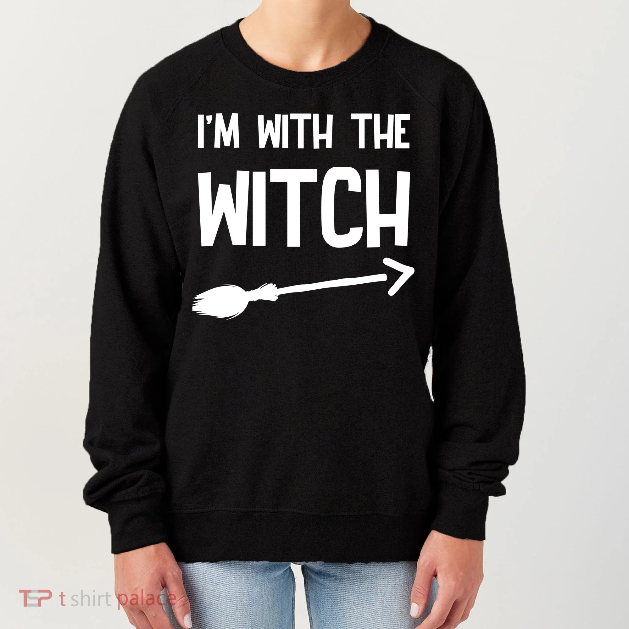 I'm With The Witch Women's Sweatshirt