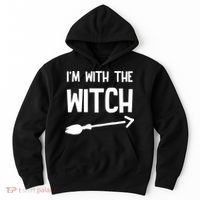 I'm With The Witch Hoodie thumb 0