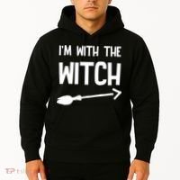 I'm With The Witch Hoodie thumb 2