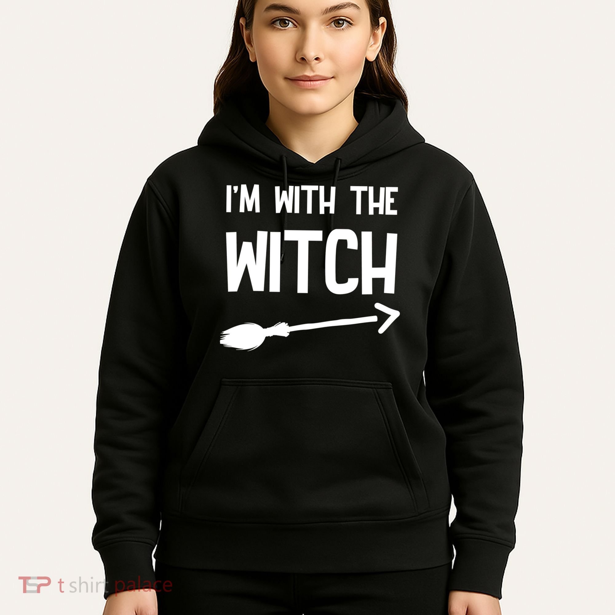 I'm With The Witch Hoodie