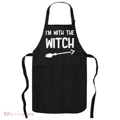 I'm With The Witch Apron