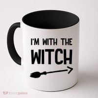 I'm With The Witch Coffee Mug thumb 0