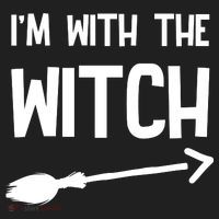 I'm With The Witch Beanie thumb 2