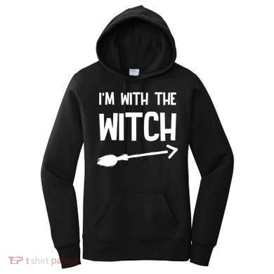 I'm With The Witch Women's Hoodie