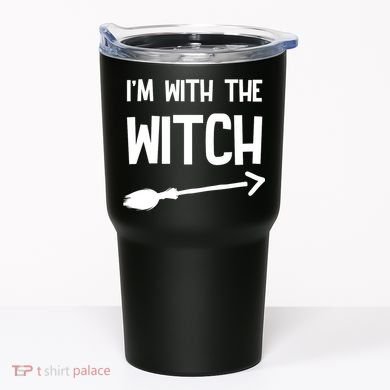 I'm With The Witch Tumbler