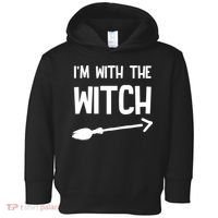 I'm With The Witch Toddler Hoodie thumb 0