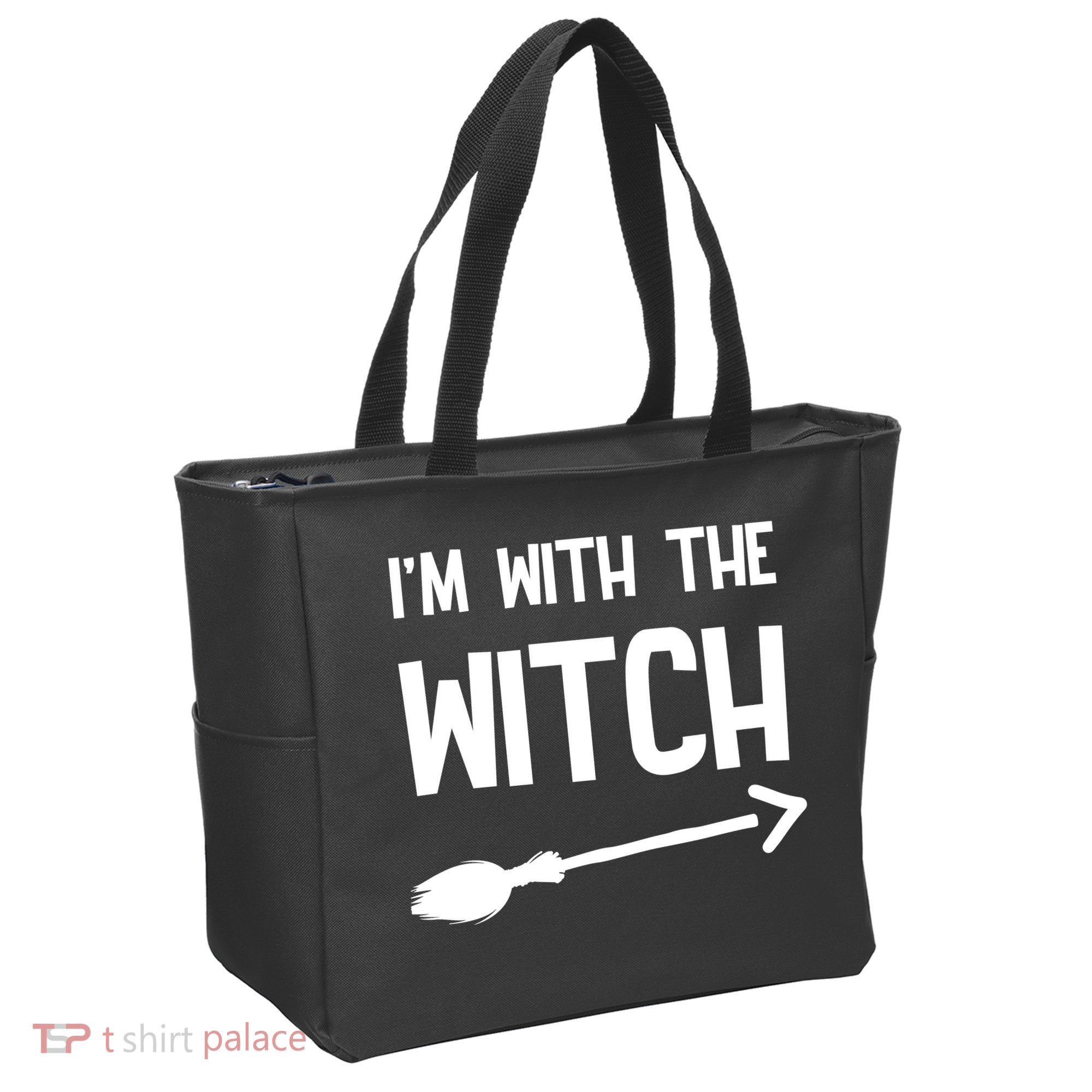 I'm With The Witch Tote Bag