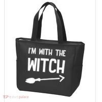 I'm With The Witch Tote Bag thumb 3