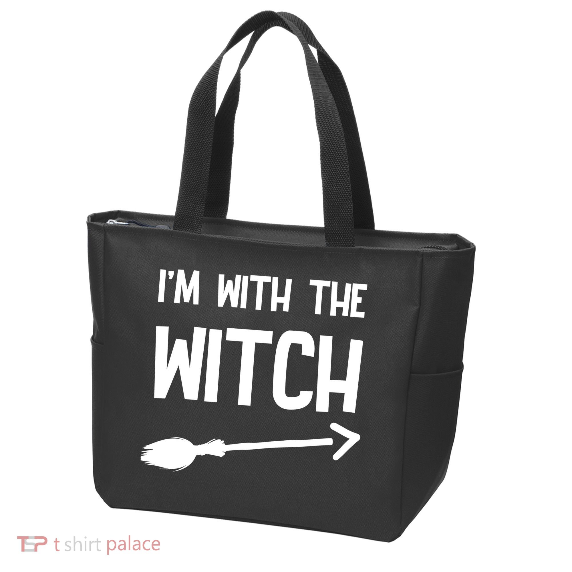 I'm With The Witch Tote Bag