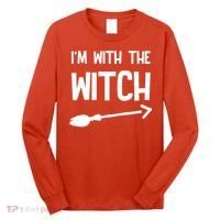 I'm With The Witch Long Sleeve Shirt thumb 0