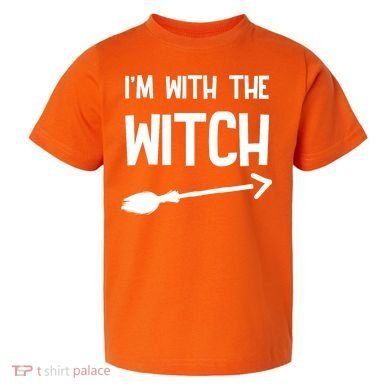 I'm With The Witch Toddler T-Shirt