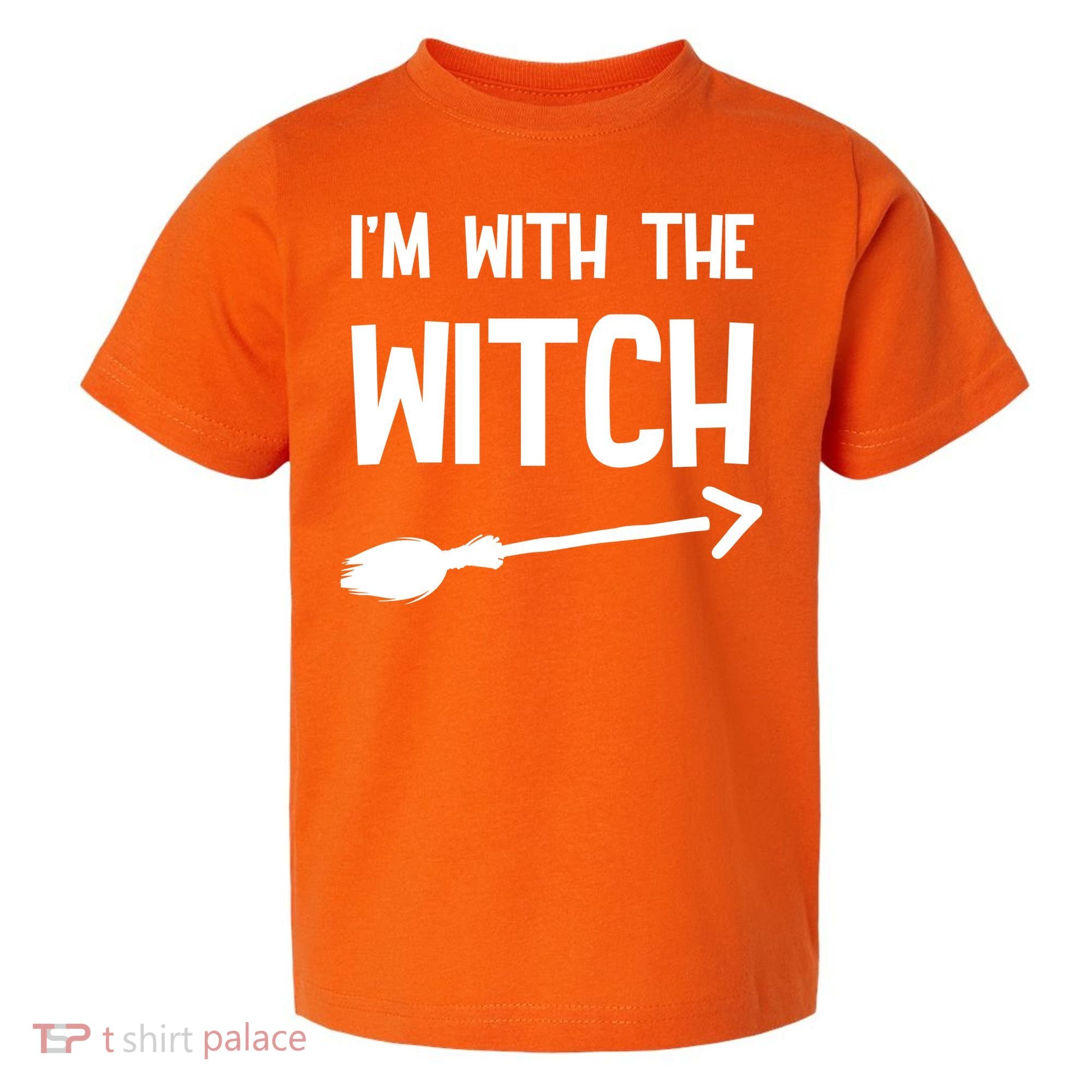 I'm With The Witch Toddler T-Shirt