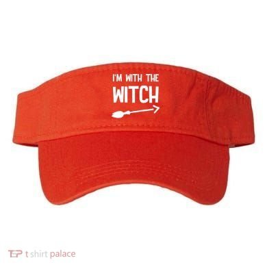 I'm With The Witch Visor