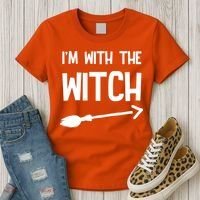 I'm With The Witch Women's T-Shirt thumb 3