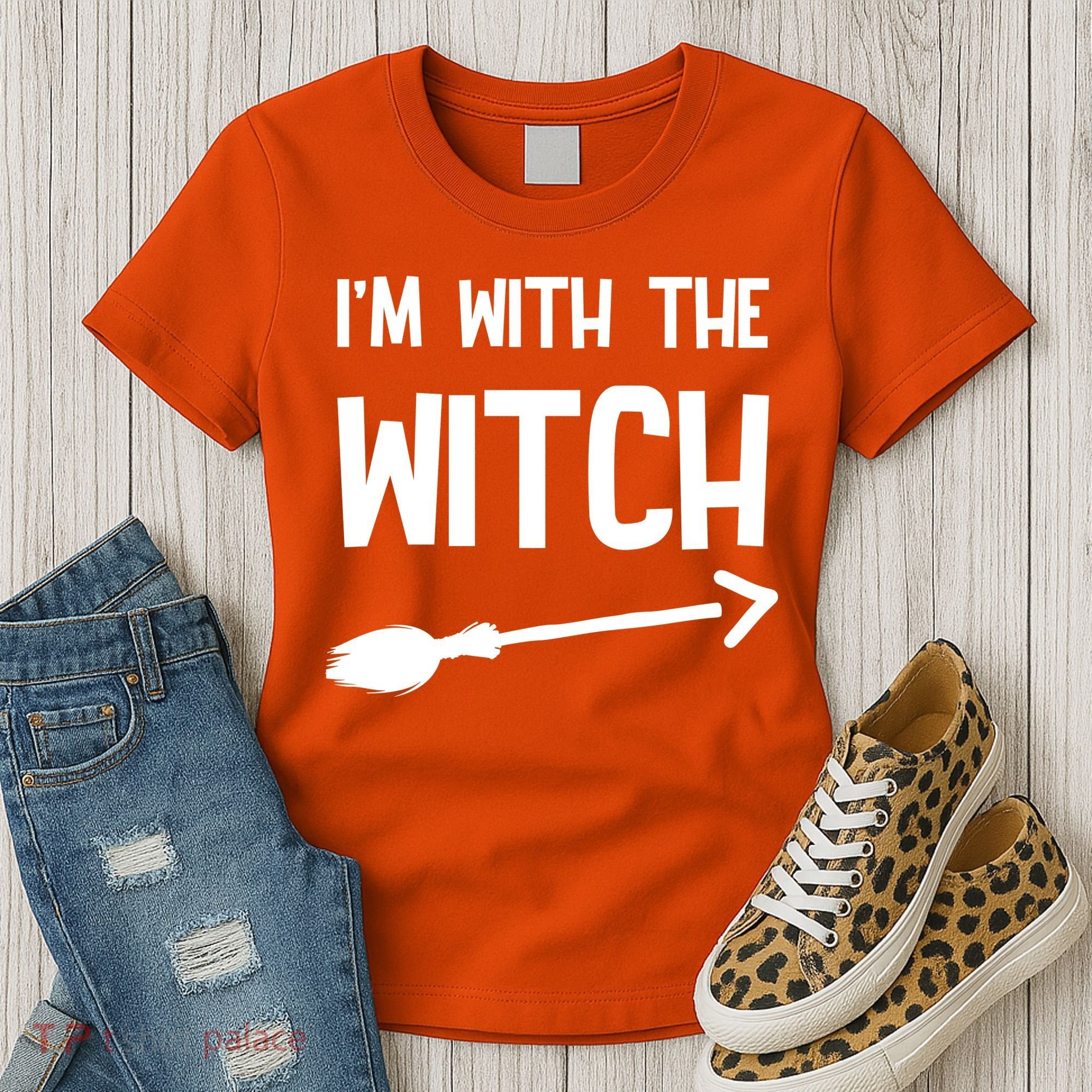 I'm With The Witch Women's T-Shirt