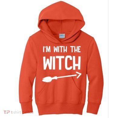I'm With The Witch Kids Hoodie