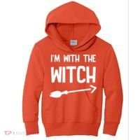 I'm With The Witch Kids Hoodie thumb 0