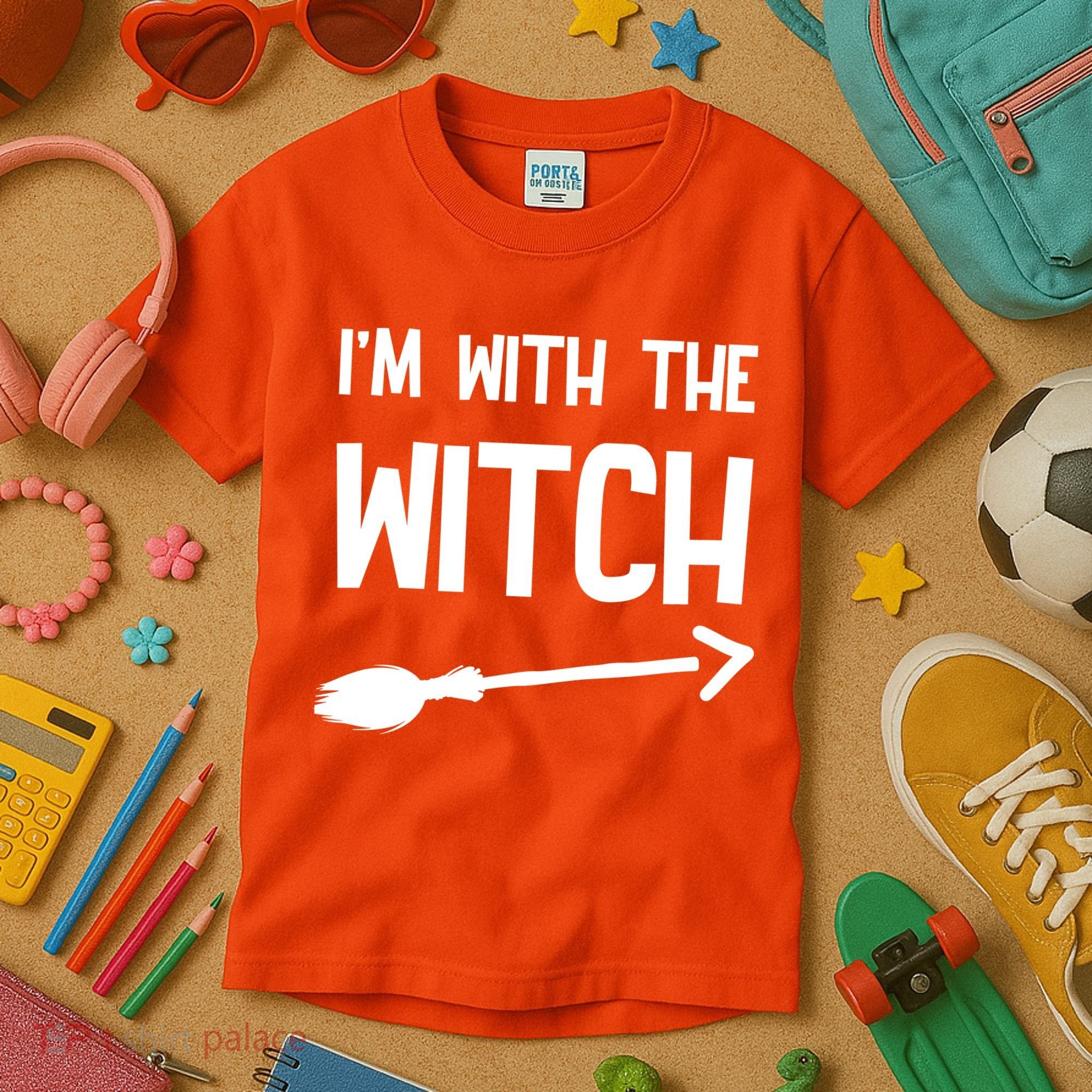 I'm With The Witch Kids T-Shirt