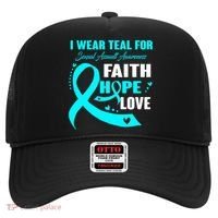 I Wear Teal For Sexual Assault Awareness Funny Gift Hat thumb 0
