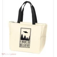 I Want To Believe Ufo Believer Alien Conspiracy Tote Bag thumb 3