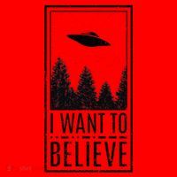 I Want To Believe Ufo Believer Alien Conspiracy Santa Hat thumb 1